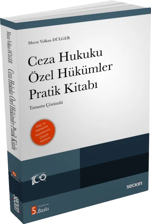 Ceza Hukuku Özel Hükümler Pratik Kitabı – Buchcover